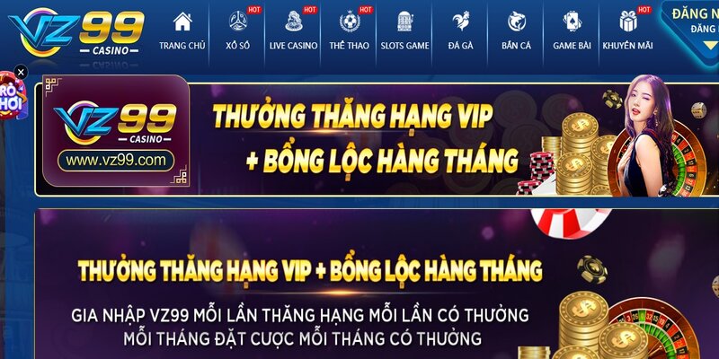 Sự kiện thăng hạng vip nhận bổng lộc lớn